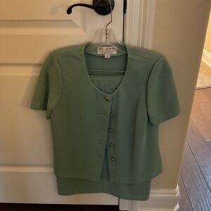 St. John’s suit by Marie Gray